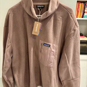 NWT Patagonia Women's 1/2 Zip Fleece in Dusky Brown